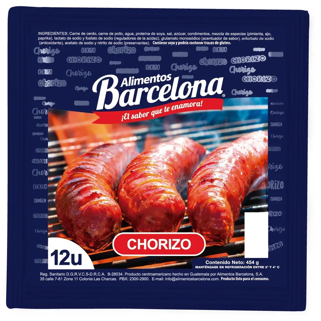 Chorizo Barcelona 12 unidades